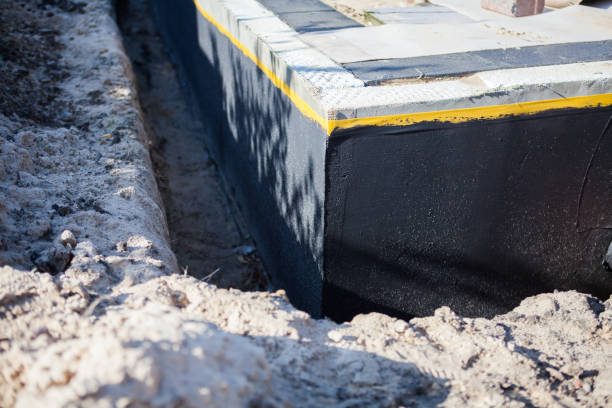 Residential Waterproofing installation at a Monticello, WI home by SJ Waterproofing Pros