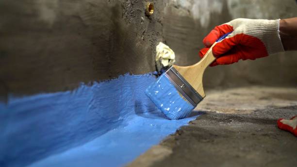 Commercial Waterproofing project at a Monticello, WI business property by SJ Waterproofing Pros